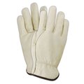 Magid RoadMaster Unlined Grain Cowhide Leather Drivers Gloves, S, 12PK B6571DE-S